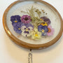 Suncatcher Pansy Wall Hanger - Floral Rustic Charm Wall Hanger 