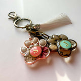 Memorial Pet Keepsake Keychain - Dog & Cat Custom Handmade Resin Paw