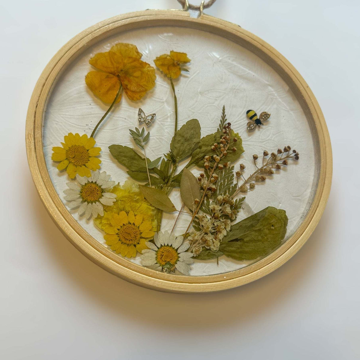 Suncatcher Wall Decor - Pressed Floral Garden Inspired Home Decor