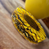 Golden Blooms Sunflower Coaster - Stylish Home Decor Sunflower Accent