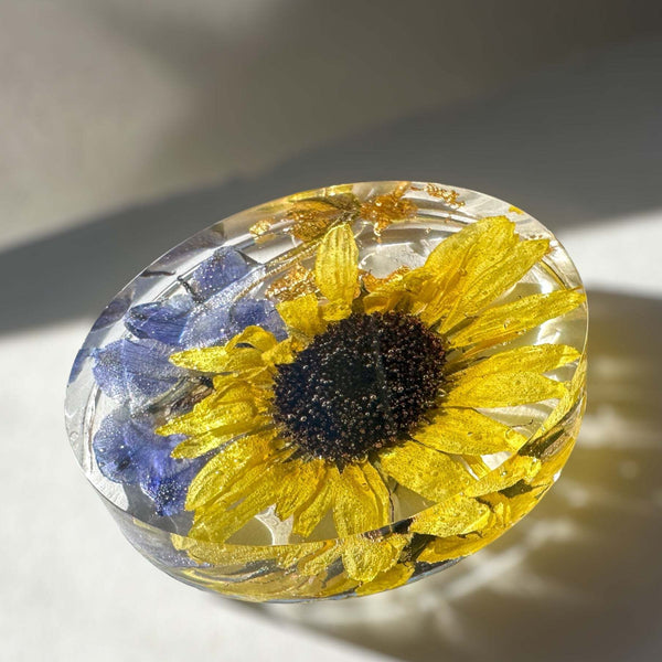 Golden Blooms Sunflower Coaster - Stylish Home Decor Sunflower Accent