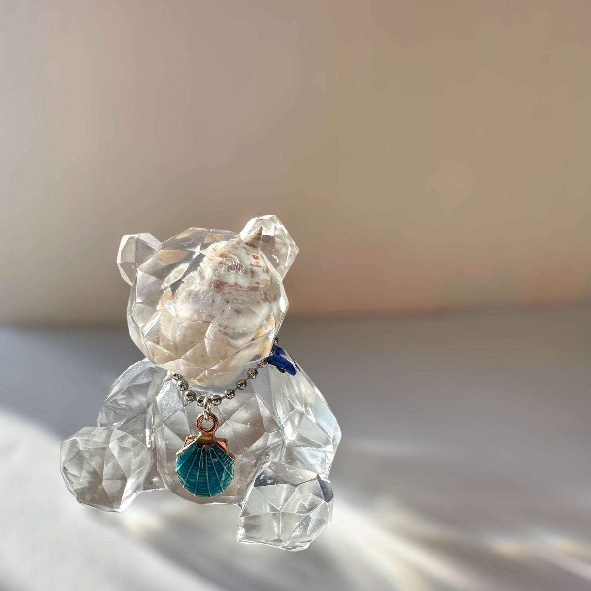 Ocean Inspired Adorable Handmade Coastal Bears with Ocean Charms