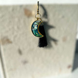 Bookmark - Moon Themed Celestial Elegance with Real Mother of Pearl