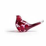 Berry Songbird - Handmade Unique Red Berry Resin Bird Decor