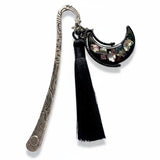 Aurora Moon Spinner Charm - Two Sided Northern Lights Keychain
