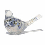 Forget-Me-Not Garden Bird - Handmade Forget-Me-Not Floral Resin Bird