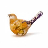 Springs First Songbird - Handmade Daffodil & Crocus Resin Bird