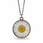 Daisy Timeless Pendant – Real Pressed Flower in Minimalist Resin Charm