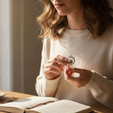 Boreal Forest Looking Glass Pendant – Handmade Botanical Forest Art