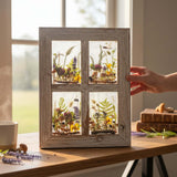 Boreal Forest Window - Handmade Enchanted Forest Mushroom Wall Decor