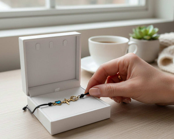 Pet Memorial Bracelet - Handmade Pet Paw & Heart Memorial Bracelet