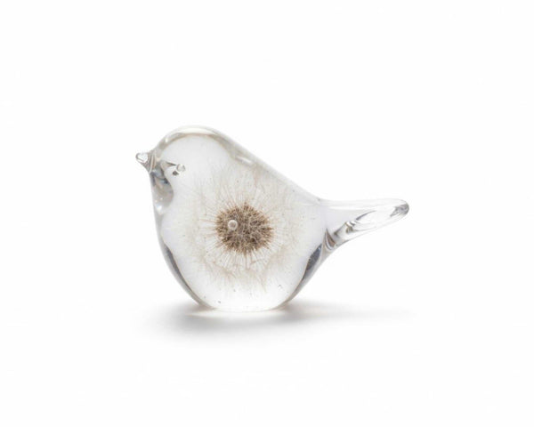Dandelion Birds Whisper Wish - Handmade Dandelion Resin Bird