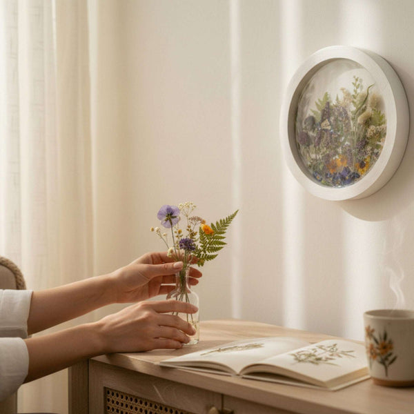 Forest Garden Portal | Handmade Butterfly & Botanical Wall Art