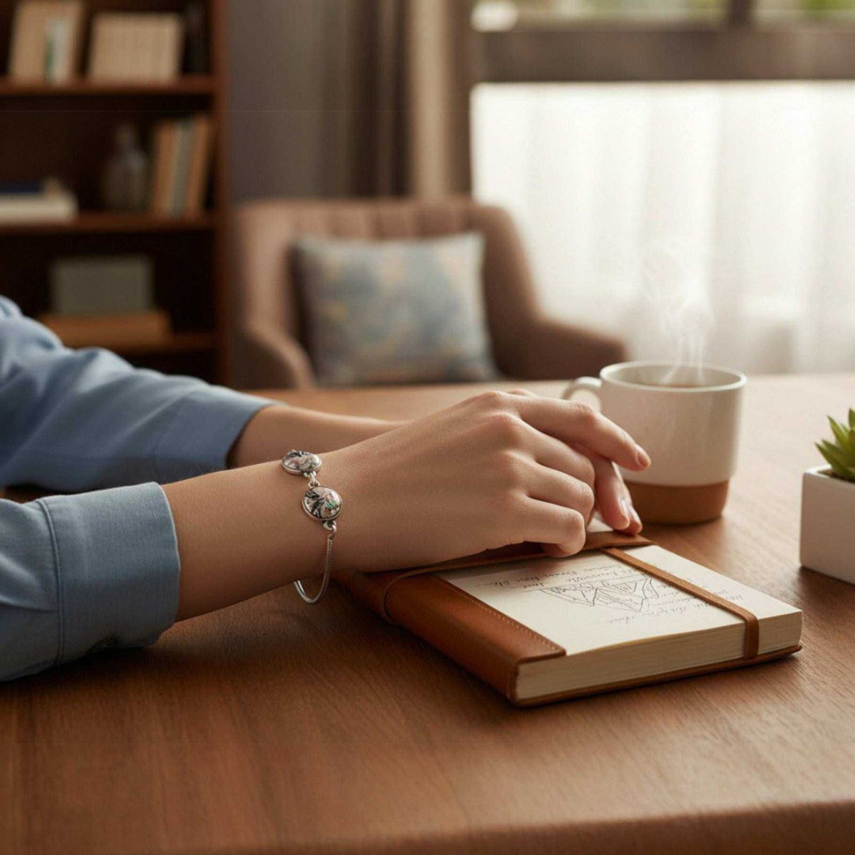 Mountain Jewelry Bundle-Northern Lights Bracelet Pendant & Earring Set