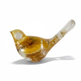 Handmade Golden Garden Songbird - Sunshine Strawflower Resin Bird
