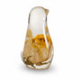 Sunshine Rose Songbird yellow rose resin bird decor with real preserved yellow rose in clear resin, handmade Canada