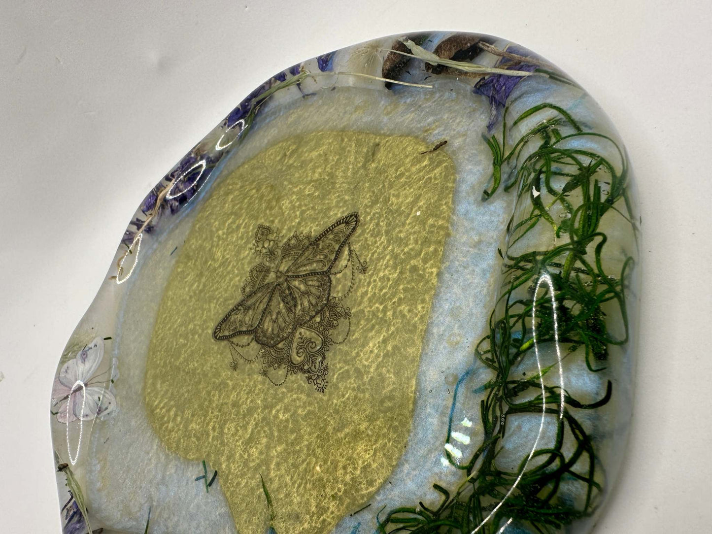 Butterfly Resin Tray