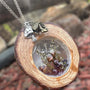 Suncatcher Enchanted Forest: Wood Slice Suncatcher Home Decor Gift Idea