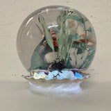 Ocean Sphere Resin Under the Sea Handmade Lighted Home Decor 