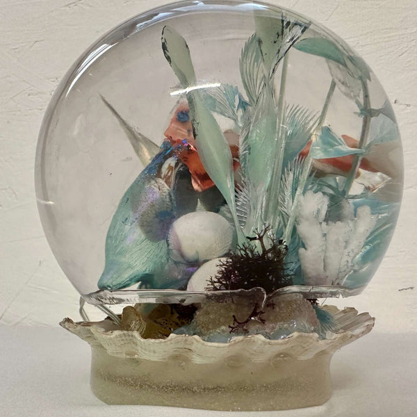 Ocean Sphere Resin Under the Sea Handmade Lighted Home Decor 