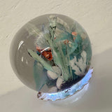 Ocean Sphere Resin Under the Sea Handmade Lighted Home Decor 